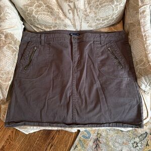 Gap Brown Denim Skirt
